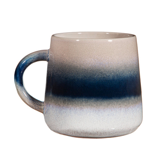 Dusk Mojave Ceramic Mug – Blue Ombre Glazed Coffee Cup