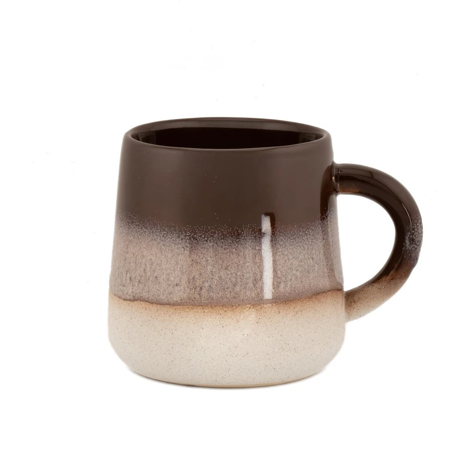 Mojave Glaze Cocoa Brown Ombre Mug