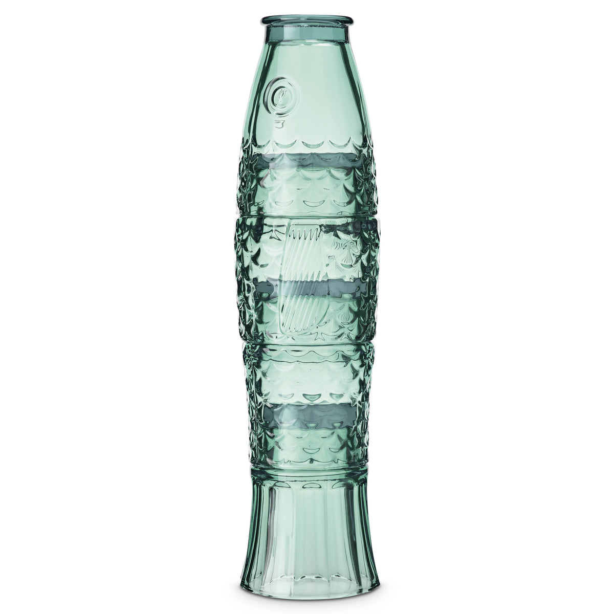 Fish Stacking Drinking Glass - Set of 4 - Green