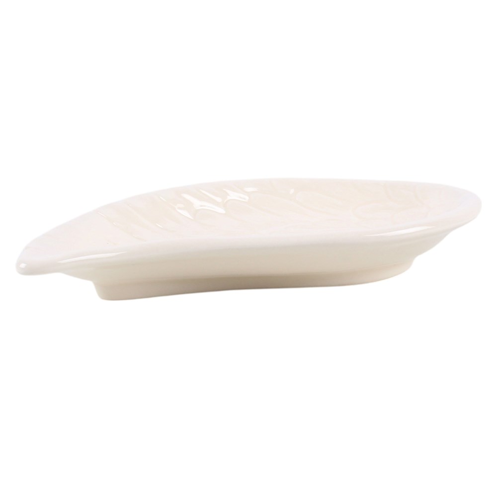 Angel Wing Trinket Dish – White Ceramic Jewellery &amp; Keepsake Tray
