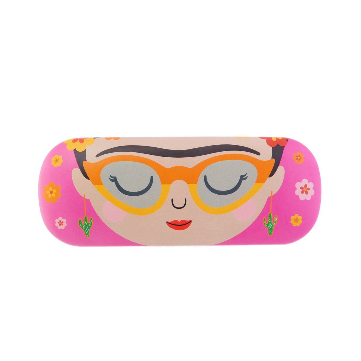 Frida Kahlo Glasses Case with Microfibre Cleaning Cloth