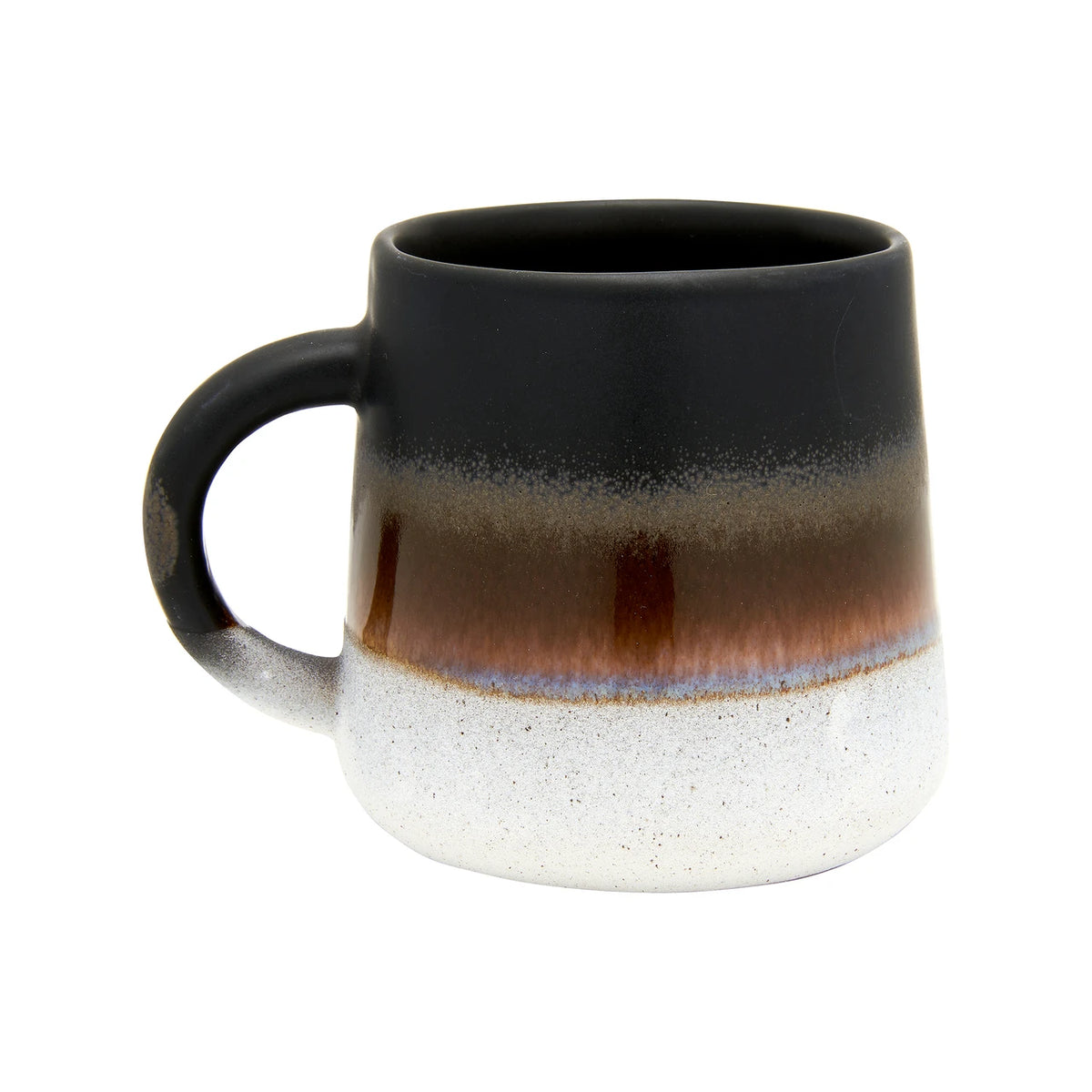 Mojave Glaze Black & Brown Ombre Mug