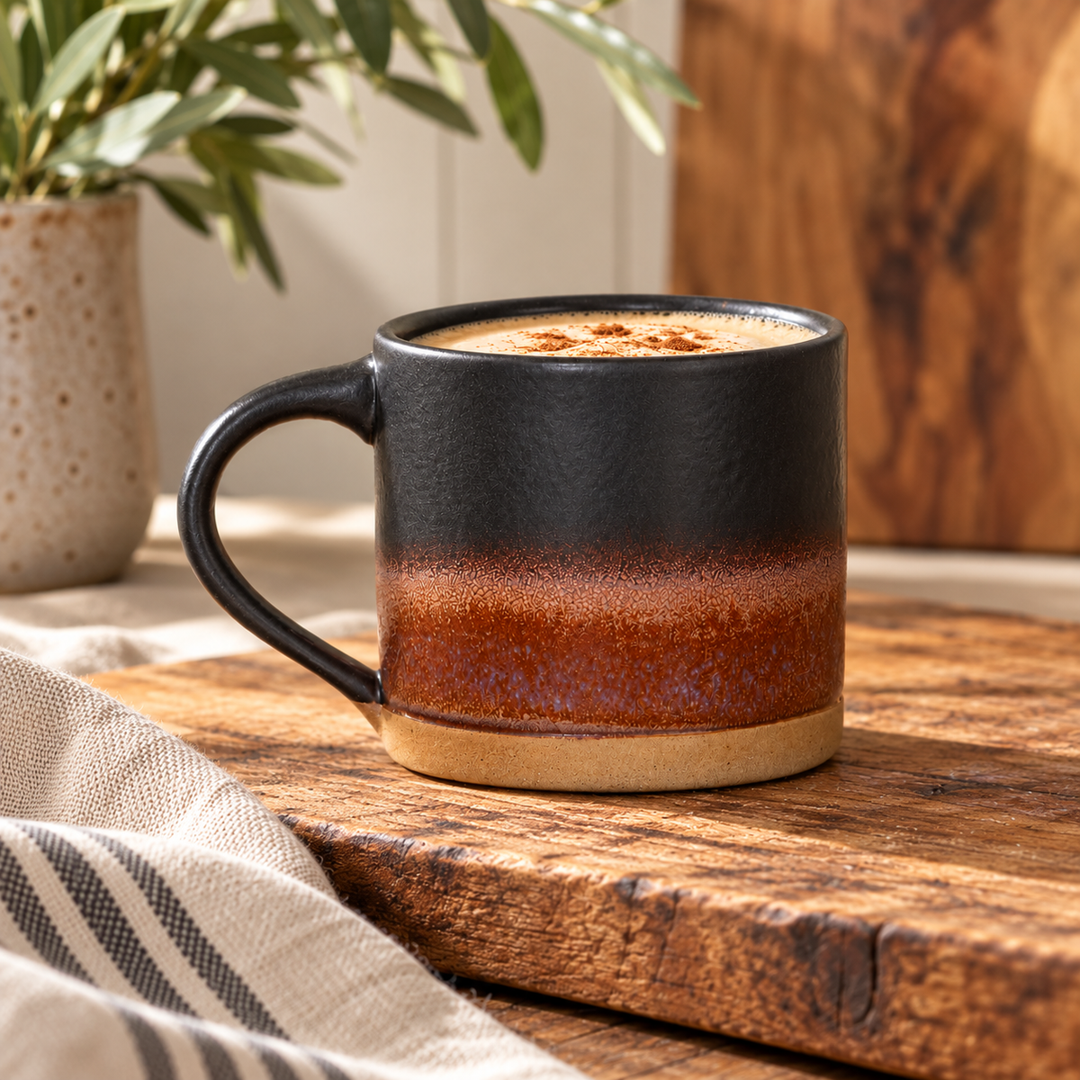 Marlowe Brown Stoneware Mug – 260ml