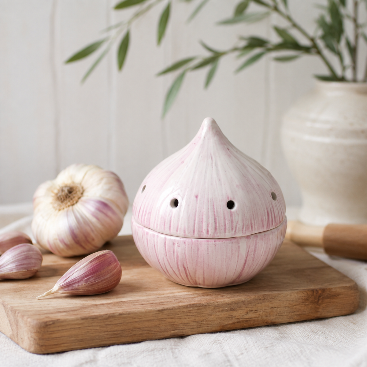 Ceramic Garlic Keeper