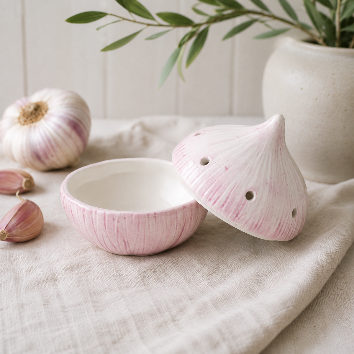 Ceramic Garlic Keeper