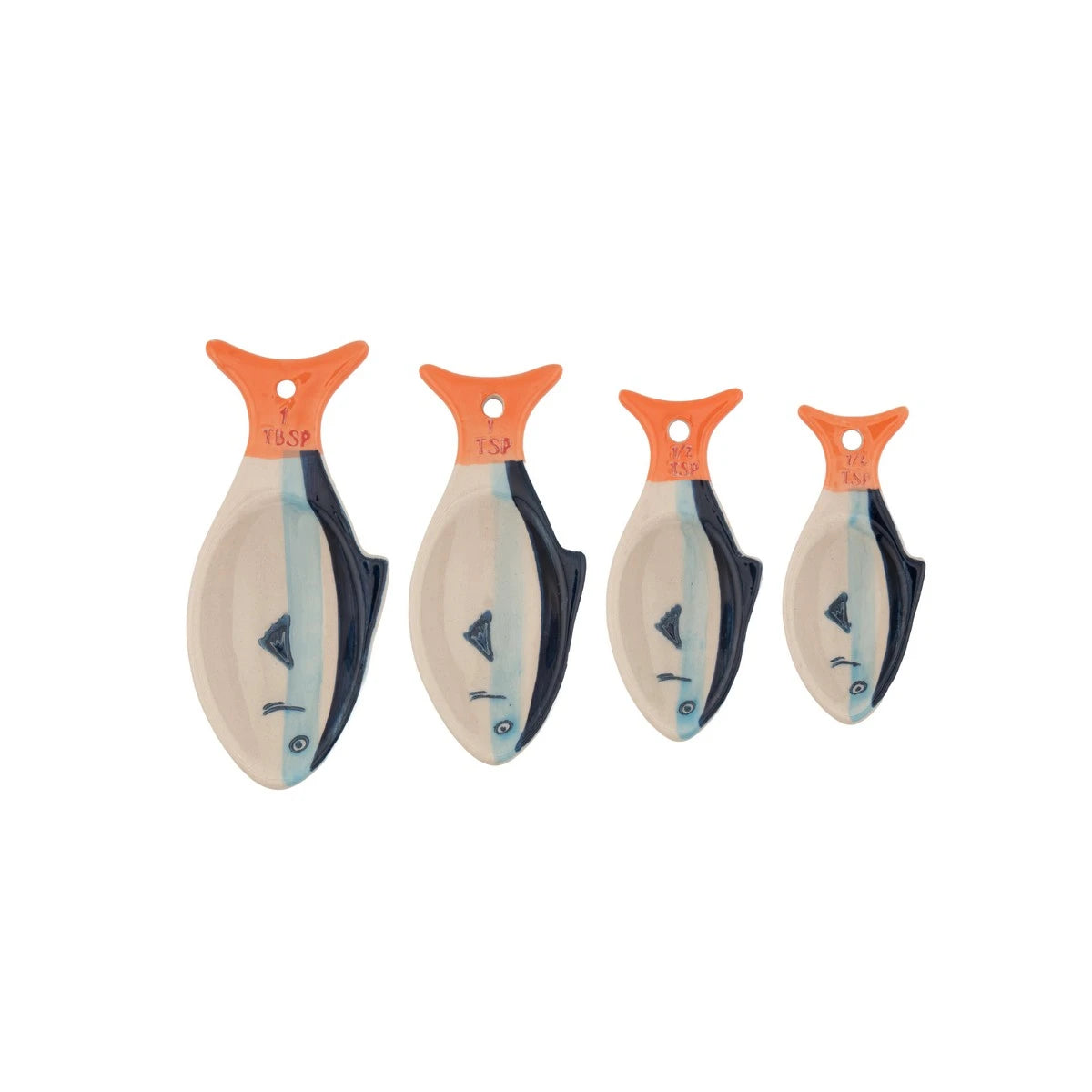 Ceramic Fish Measuring Spoon Set