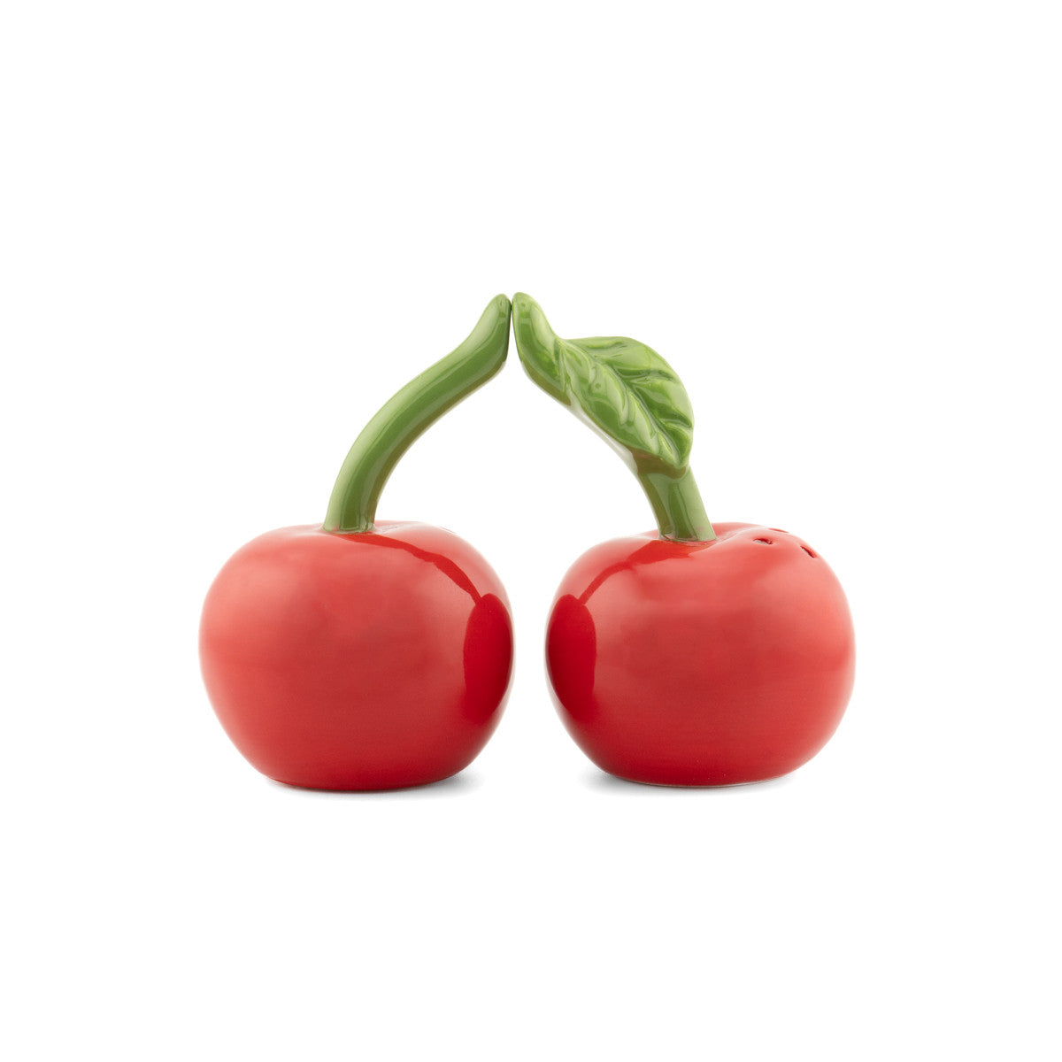 Cherry Salt & Pepper Shakers | Red Ceramic Kitchen Decor