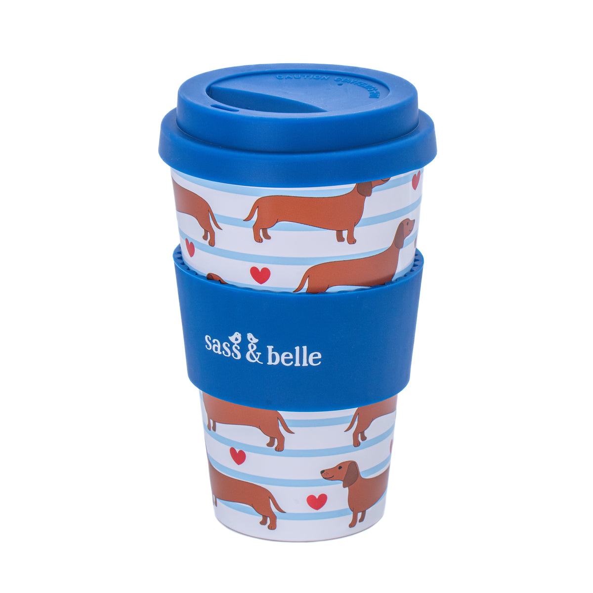 Dachshund Sausage Dog Reusable Travel Coffee Cup