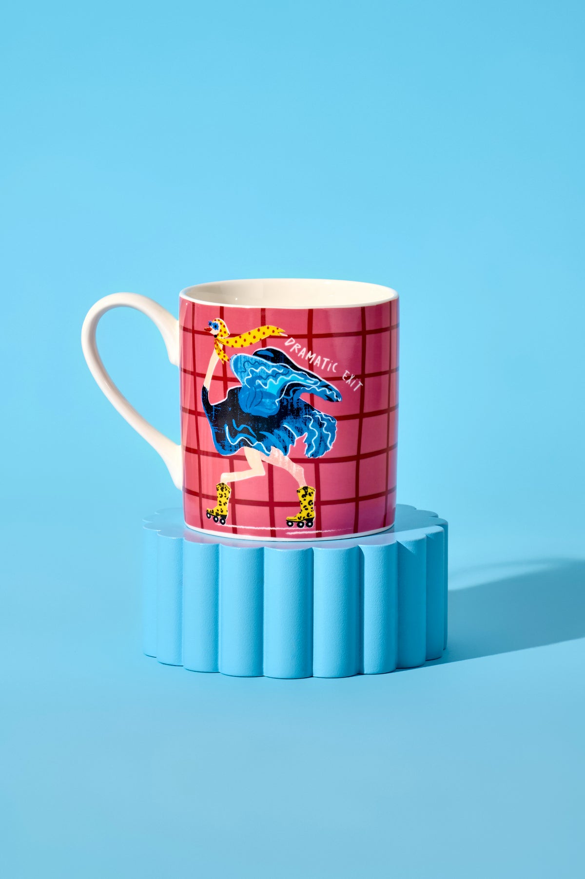 Dramatic Exit Ceramic Mug