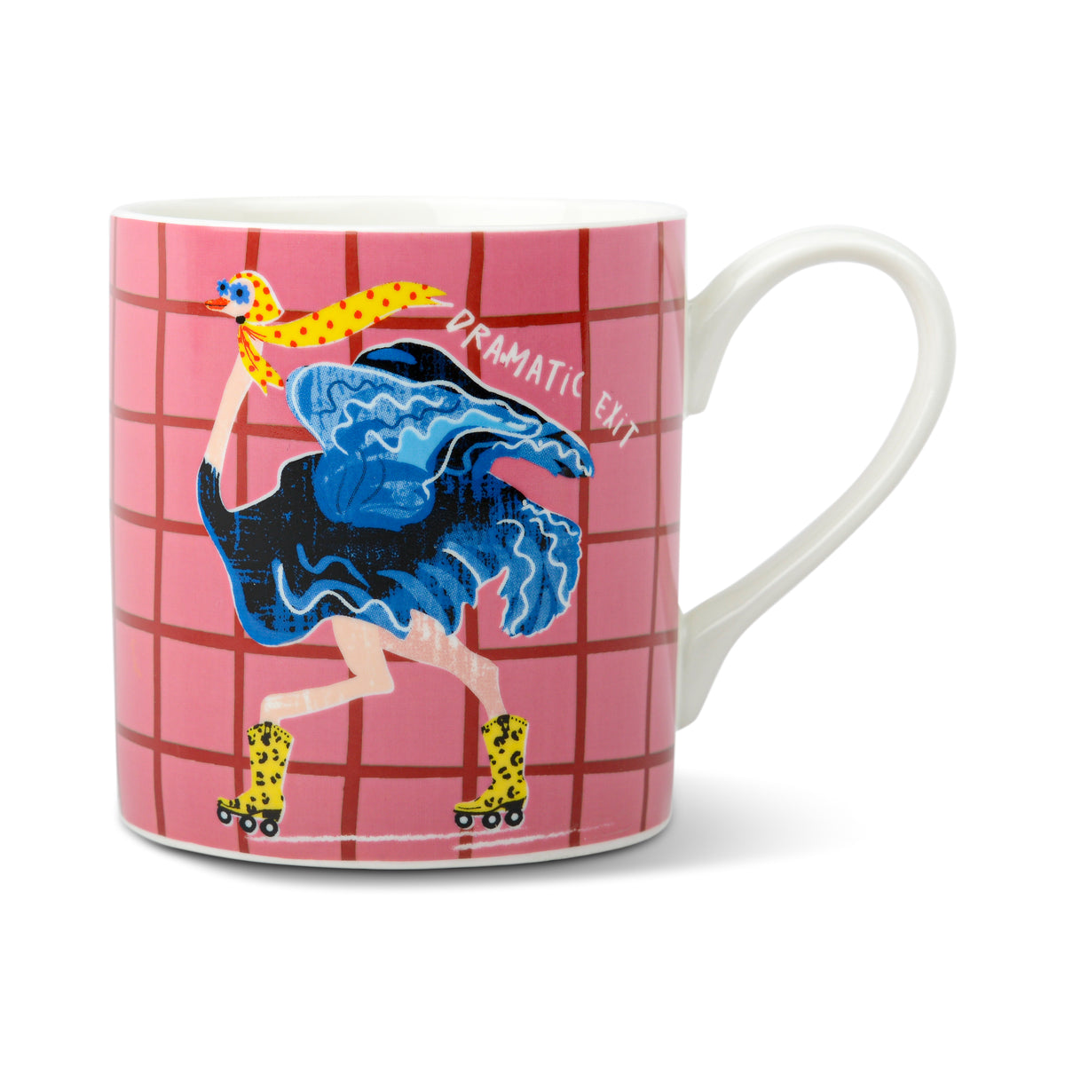Dramatic Exit Ceramic Mug