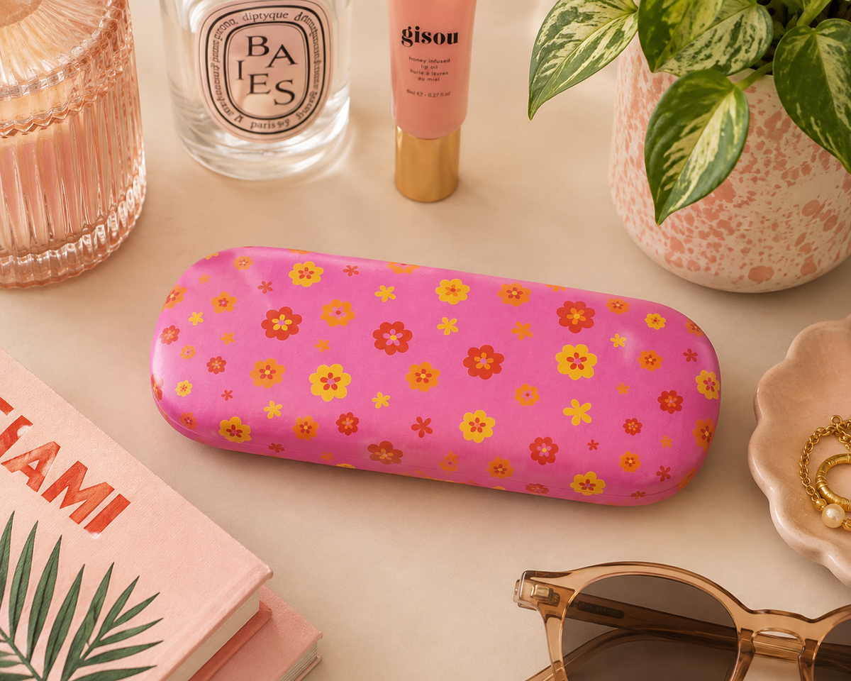 Frida Kahlo Glasses Case with Microfibre Cleaning Cloth