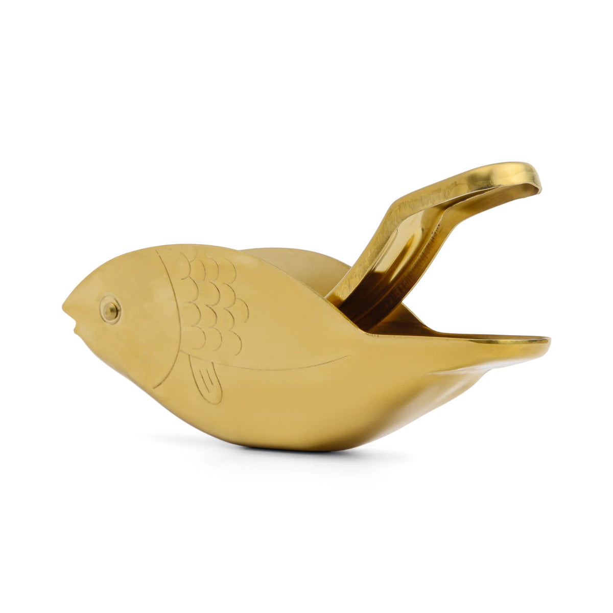 Fish Citrus Juicer – Gold Stainless Steel Lemon Squeezer