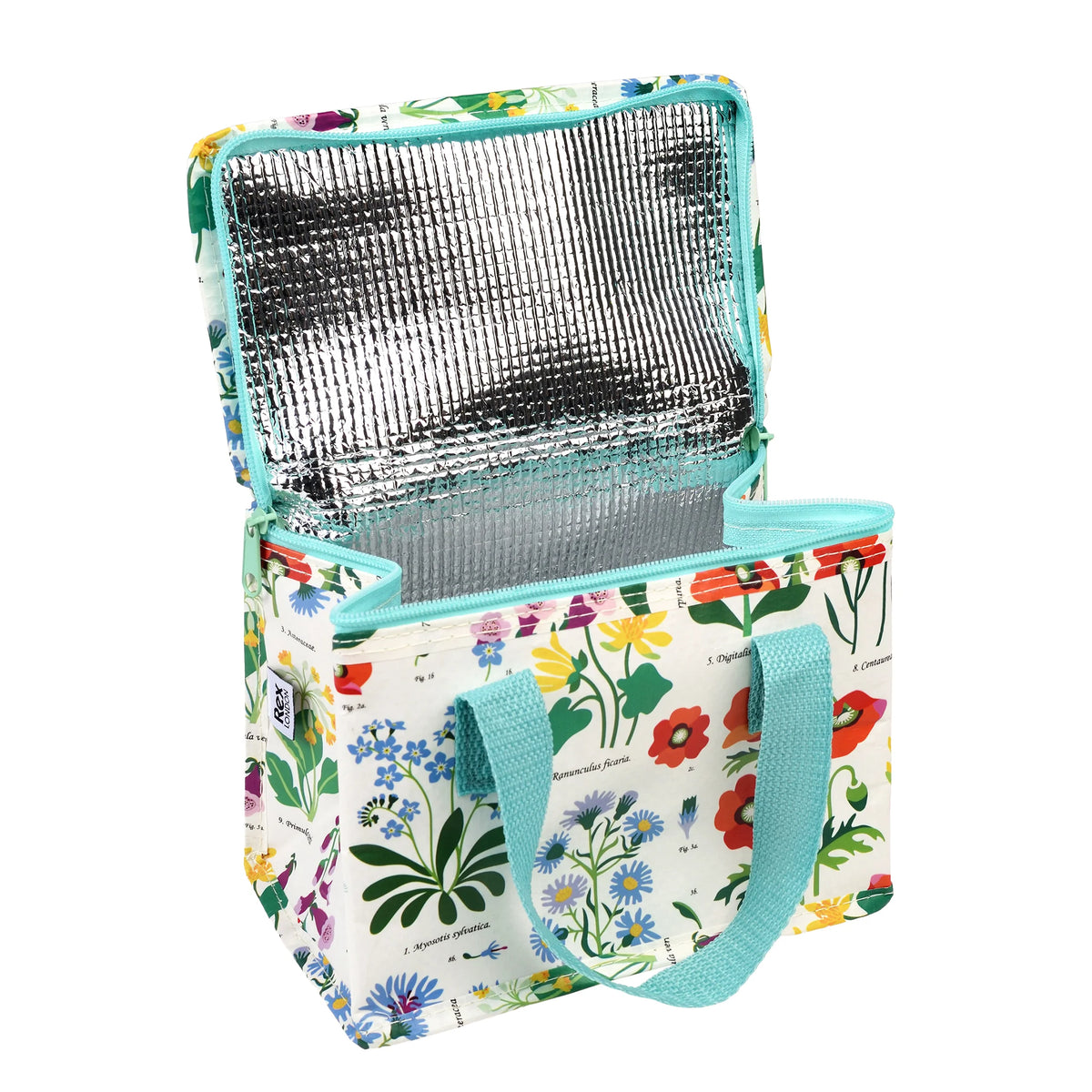 Wild Flower Insulated Lunch Bag – Floral Picnic & Work Lunch Cooler Bag
