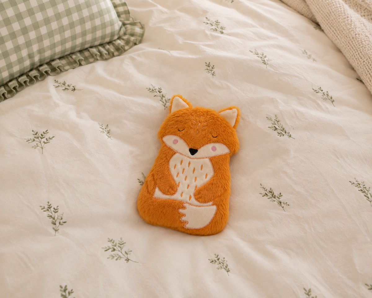 Fox Wheat Hottie | Heatable Wheat Bag | Fox Hot Water Bottle Alternative