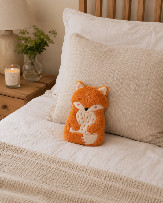 Fox Wheat Hottie | Heatable Wheat Bag | Fox Hot Water Bottle Alternative