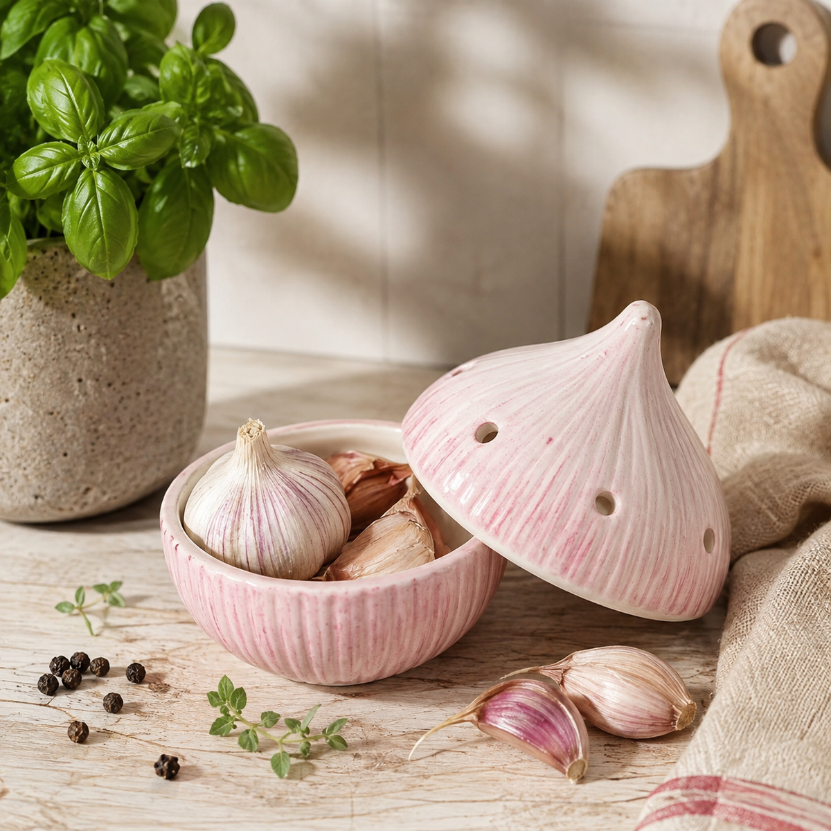 Ceramic Garlic Keeper