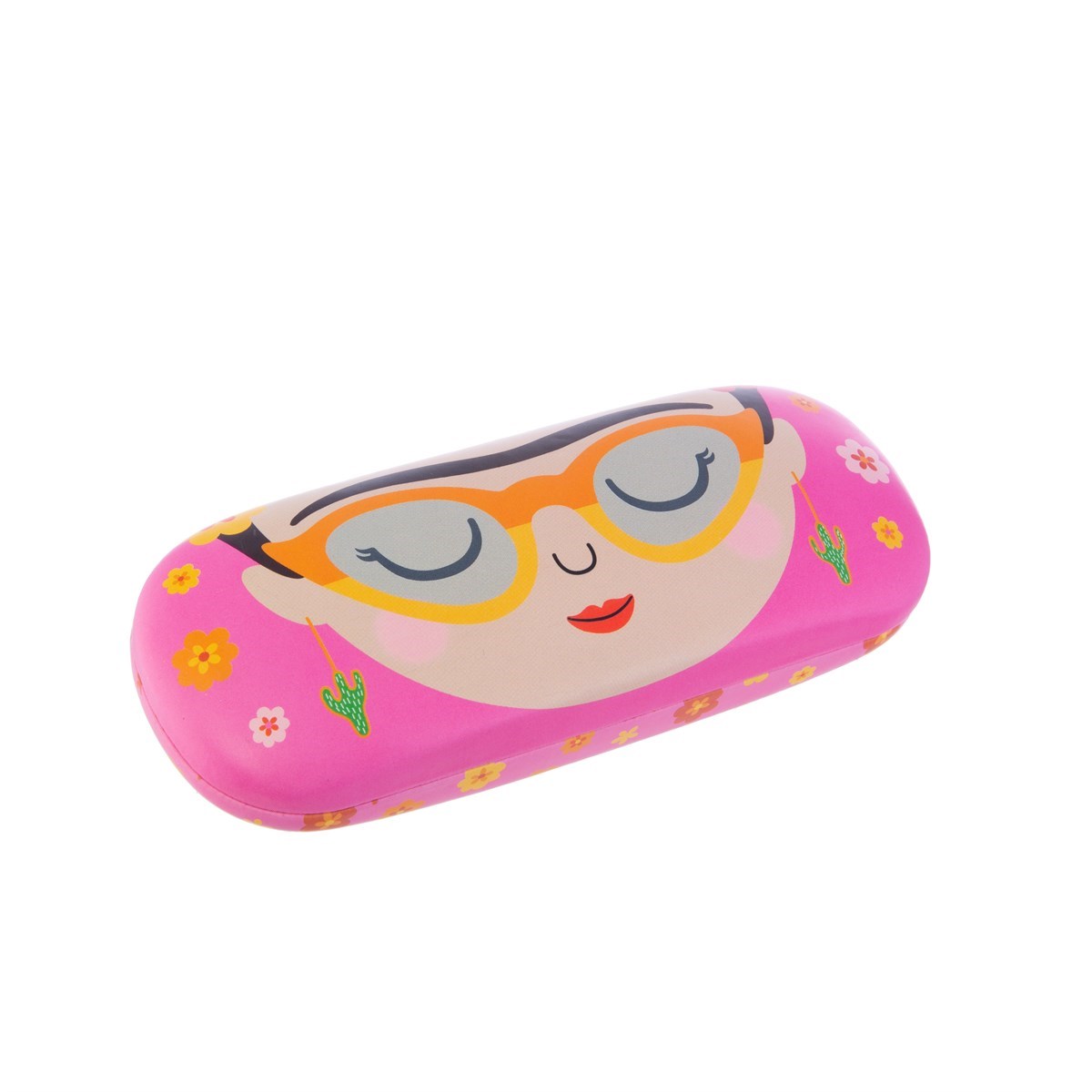 Frida Kahlo Glasses Case with Microfibre Cleaning Cloth