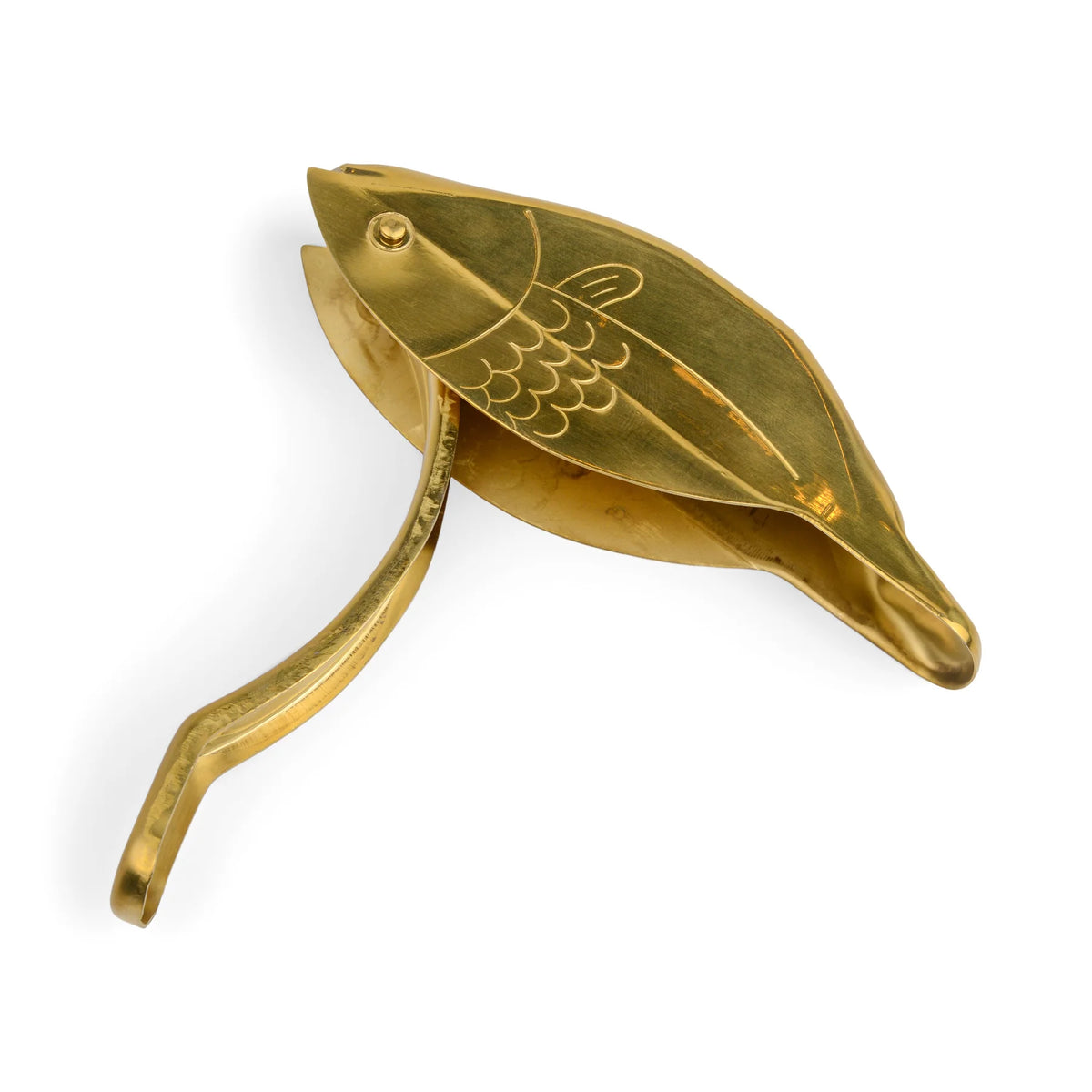 Fish Citrus Juicer – Gold Stainless Steel Lemon Squeezer