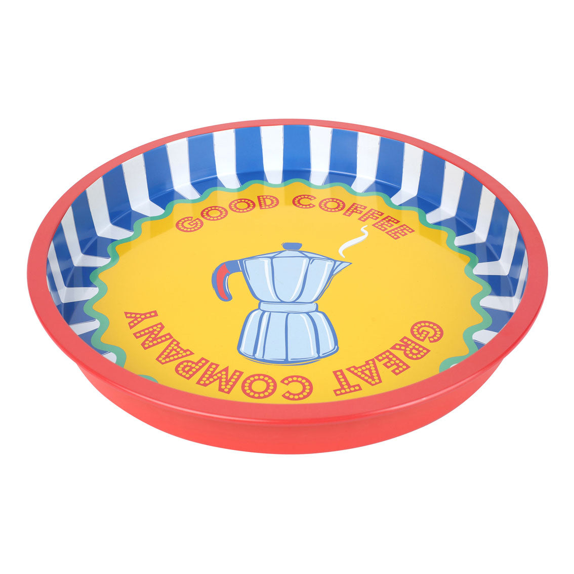 Good Coffee Great Company Decorative Serving Tray – 30cm
