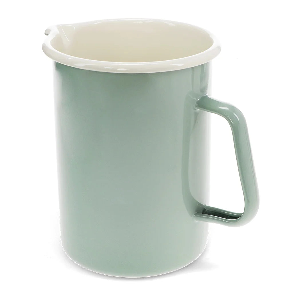 Pistachio Green Enamel Jug 1.7L