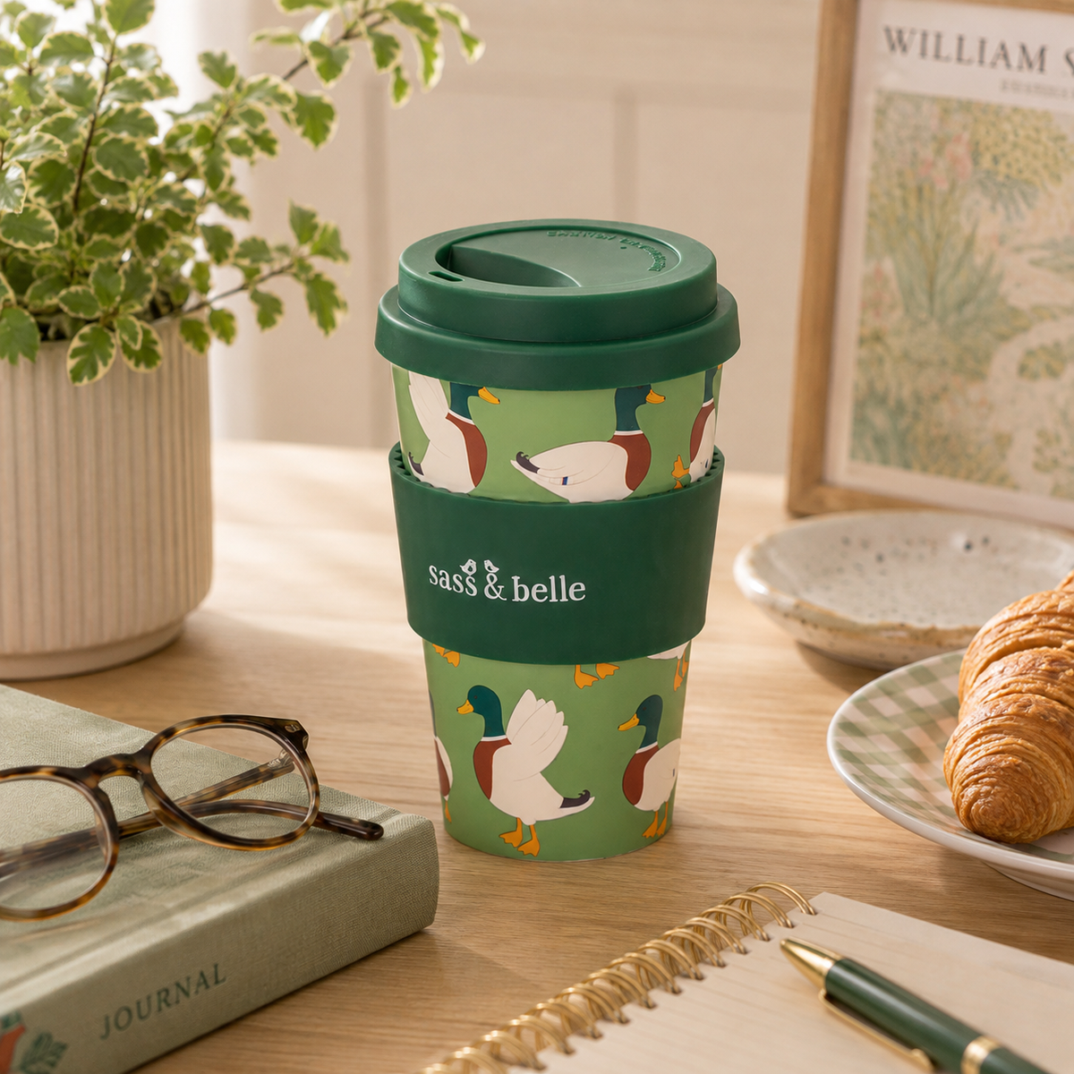 Mallard Duck Reusable Travel Coffee Cup