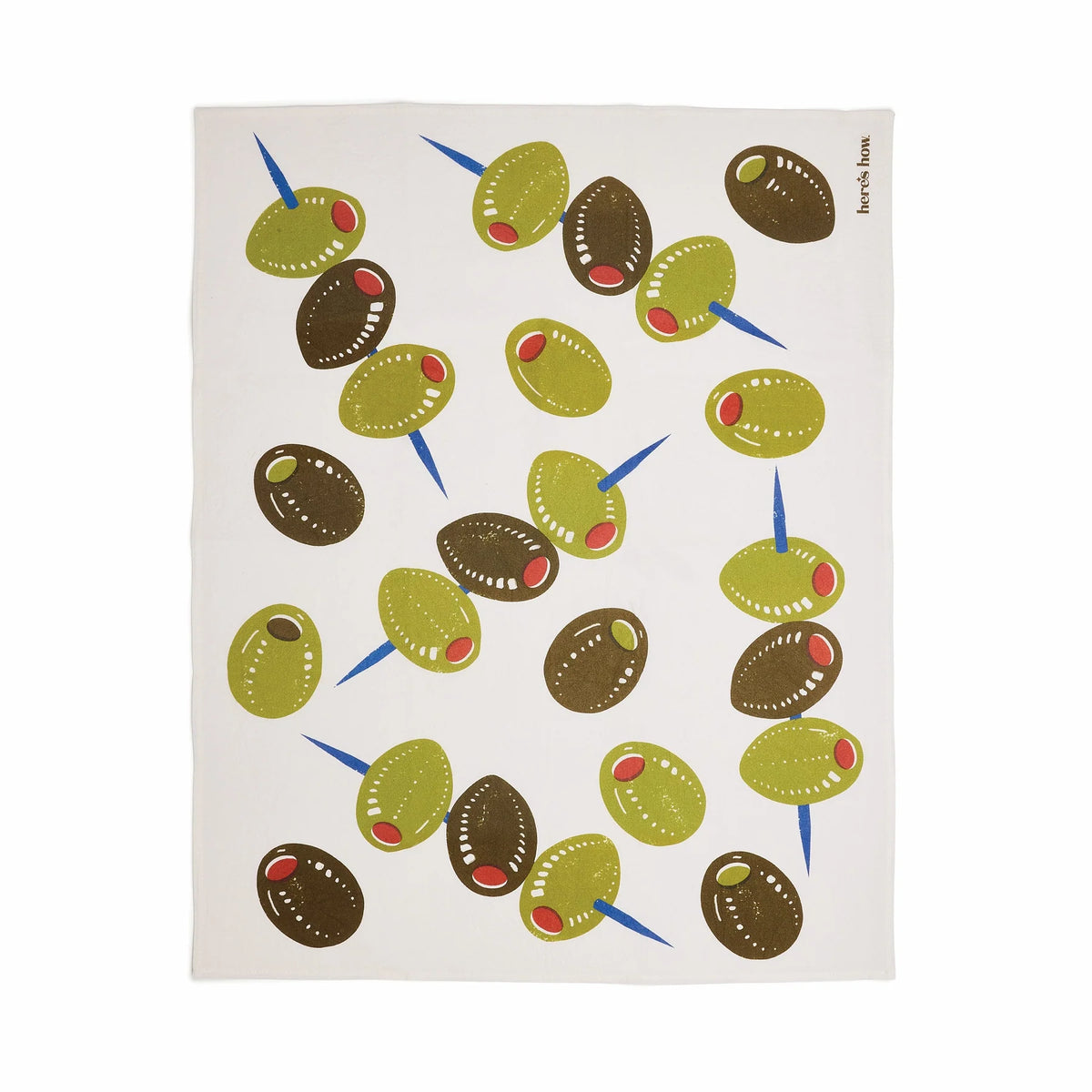 Olive Tea Towel – 100% Cotton Kitchen Tea Towel