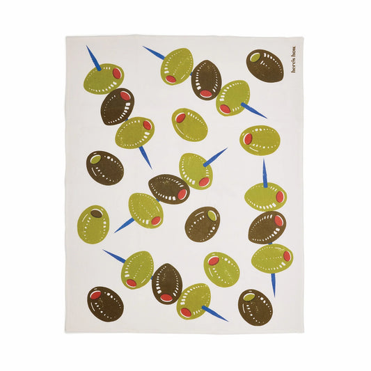 Olive Tea Towel – 100% Cotton Kitchen Tea Towel
