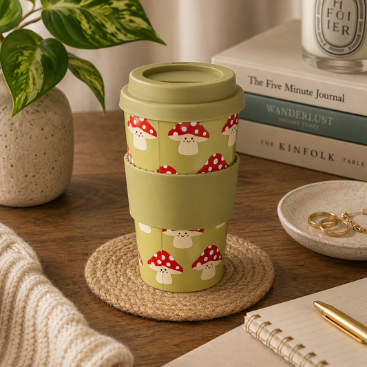 Mushroom Reusable Travel Cup