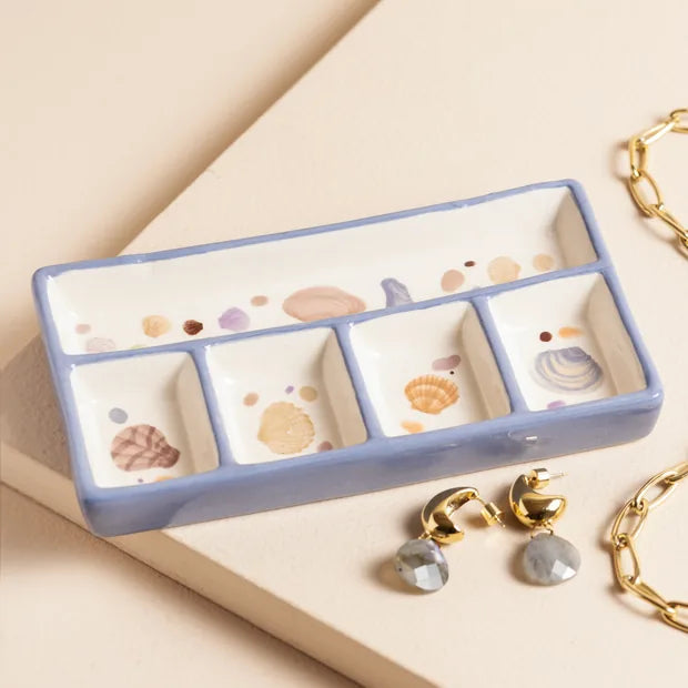 Trésor de la Mer Shell Trinket Tray – Coastal Jewellery & Keepsake Dish