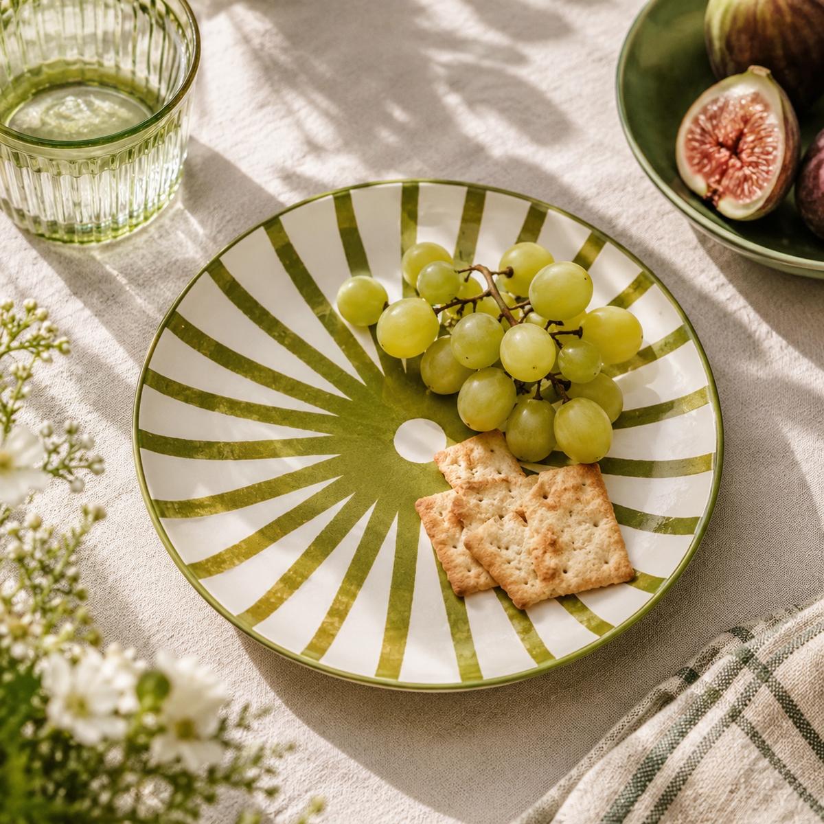 The Marley Appetizer Plates – Set of 4 Colourful Snack & Side Plates