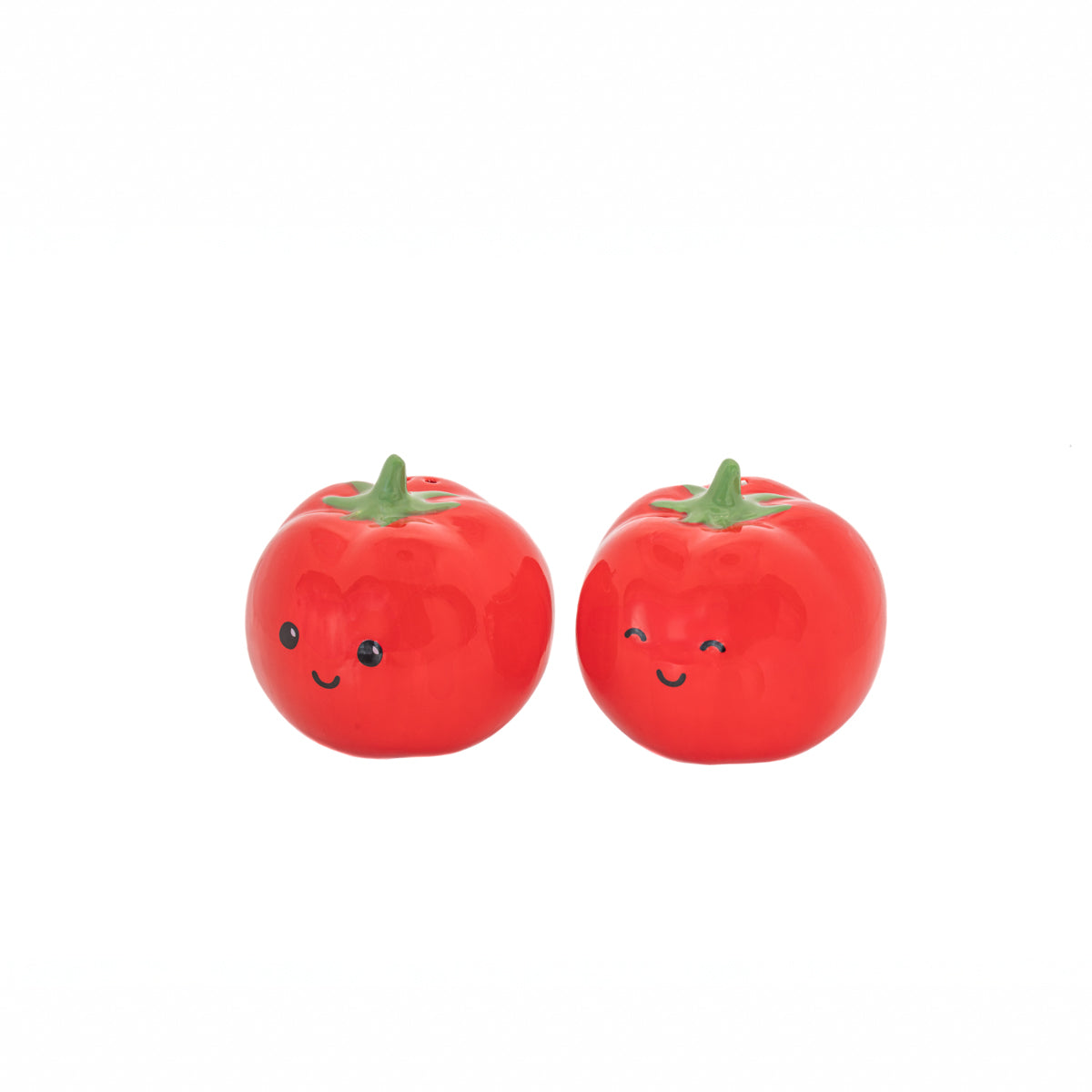 Tomato Salt & Pepper Shakers | Cute Ceramic Kitchen Gift | Cottagecore Dining Accessory