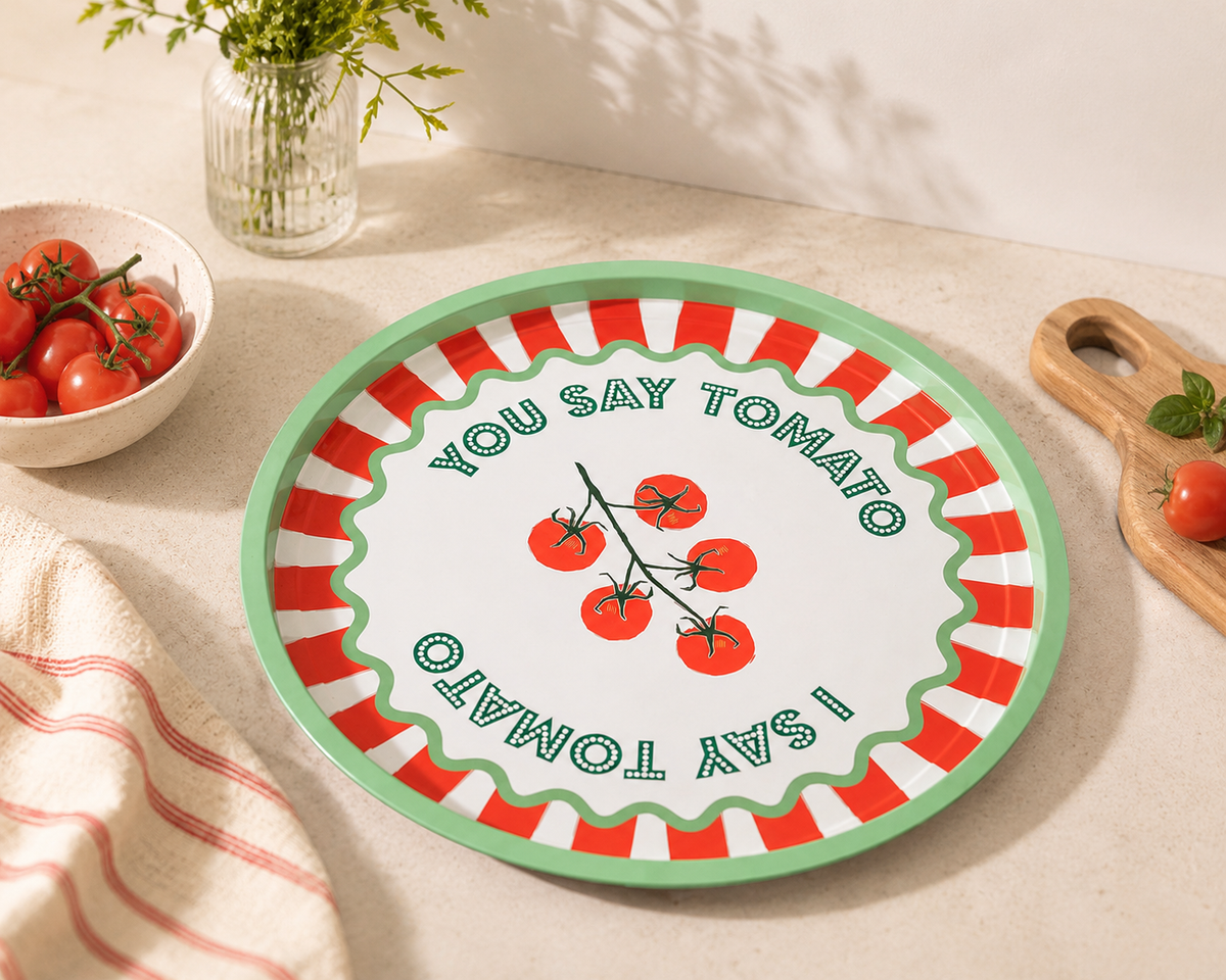 You Say Tomato Decorative Tray – 30cm