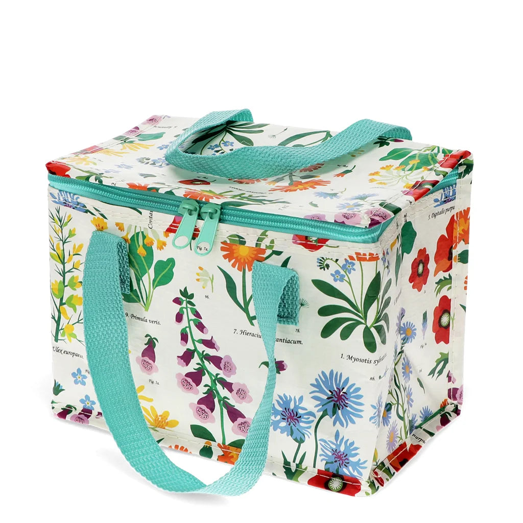 Wild Flower Insulated Lunch Bag – Floral Picnic & Work Lunch Cooler Bag