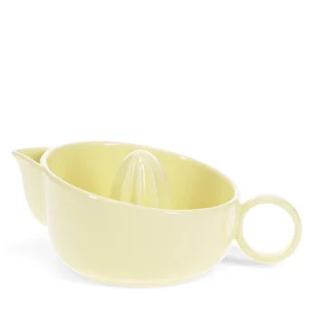 Yellow Ceramic Lemon Juicer – Stoneware Citrus Squeezer