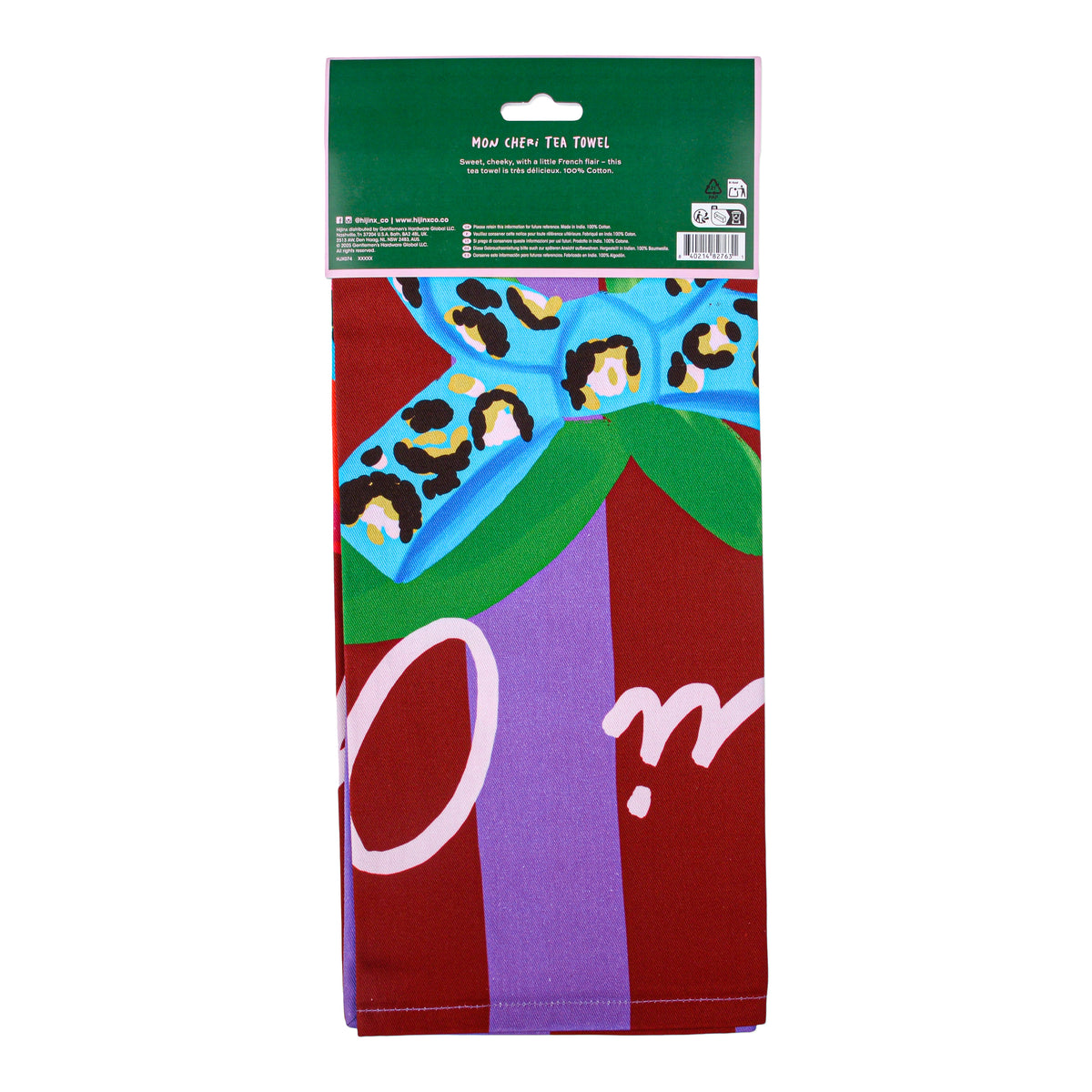 Oui Oui Mon Chéri Cherry Cotton Tea Towel