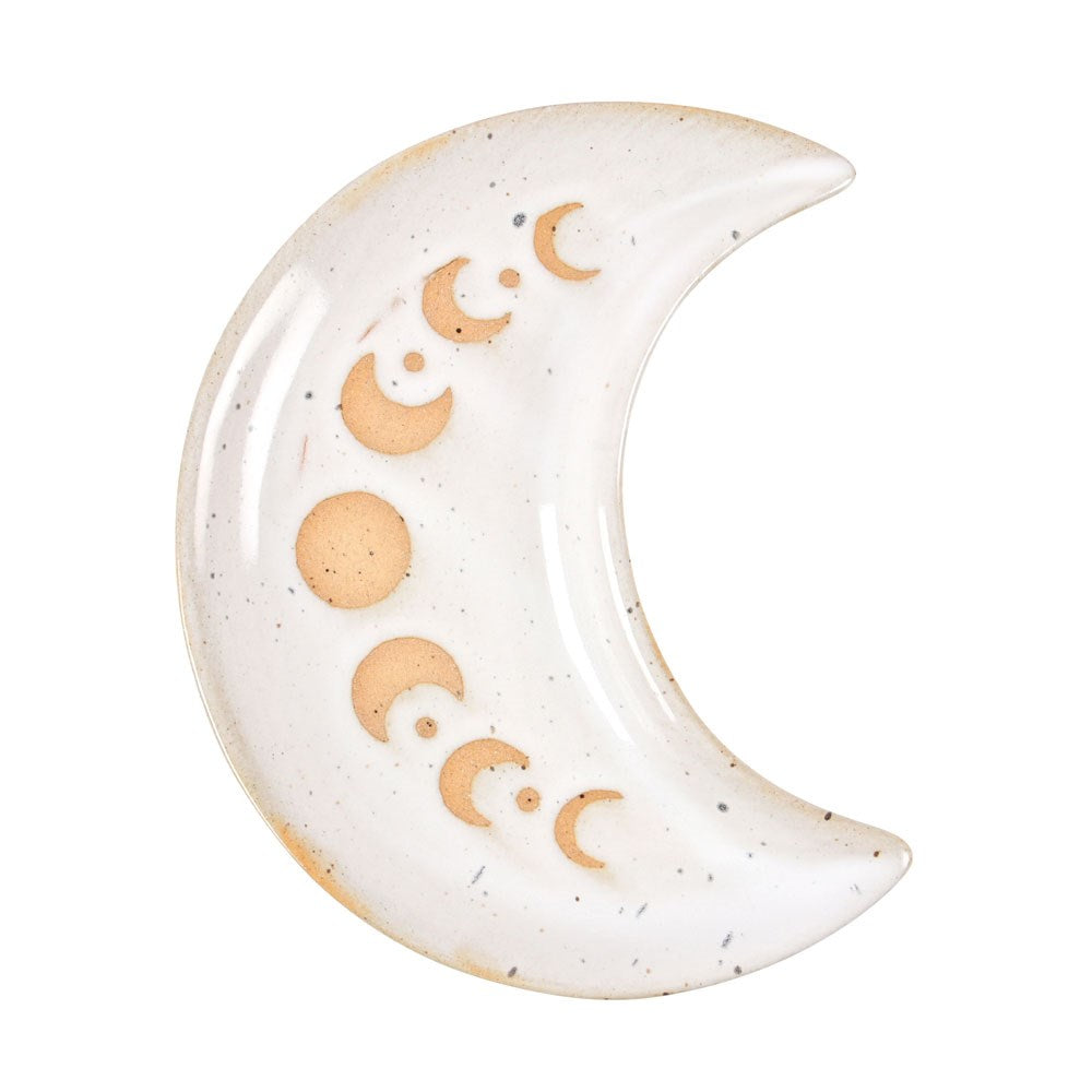 Moon Phase Trinket Dish – Crescent Moon Ceramic Jewellery Tray