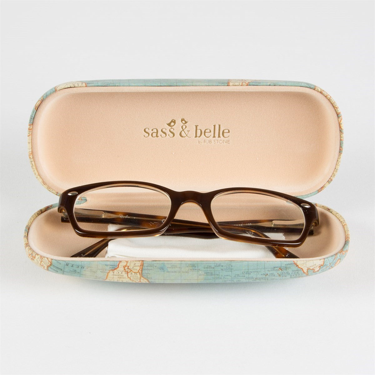 World Map Glasses Case – Travel Inspired Spectacle Case